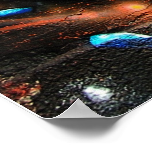 Poster Astronaute du graffiti (Coin)