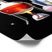 Poster Astronaute en chimie (Coin)