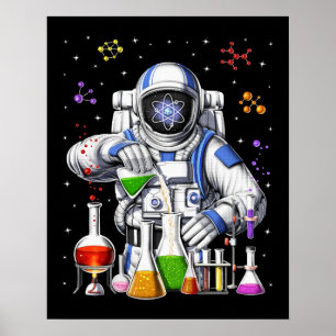 Poster Astronaute en chimie