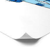 Poster Astronaute-fille 2 (Coin)