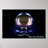 Poster Astronaute fracturé (Devant)