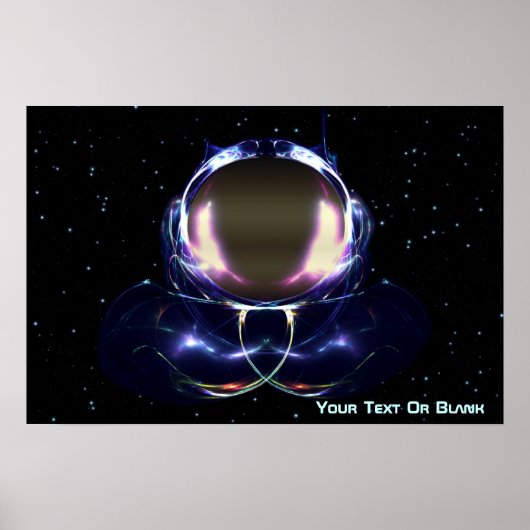 Poster Astronaute fracturé (Devant)