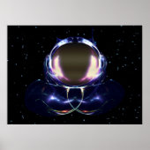 Poster Astronaute fracturé (Devant)