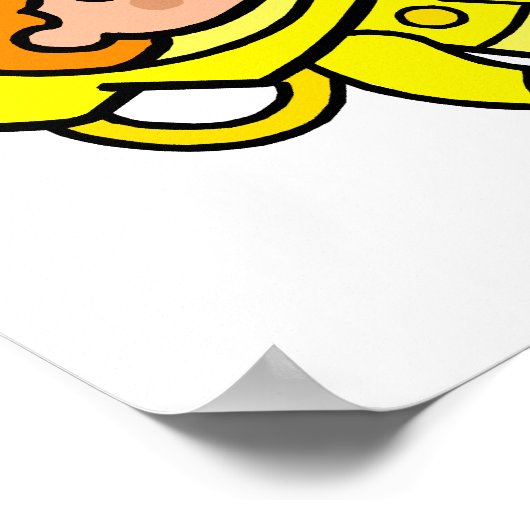 Poster astronaute garçon 1 (Coin)