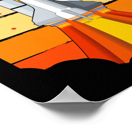 Poster Astronaute Spacecraft (Coin)