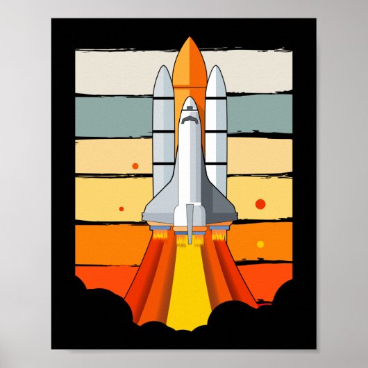 Poster Astronaute Spacecraft (Devant)