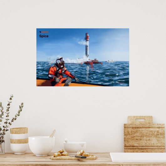 Poster astronaute spica (Cuisine)