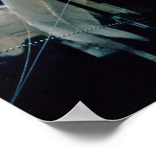 Poster Astronauts working on the Hubble (Coin)