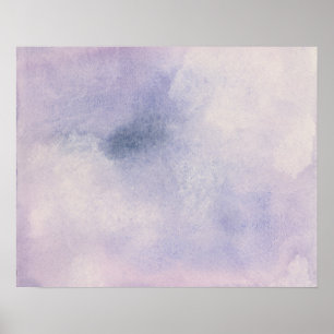 Poster Astronome   pourpre et bleu