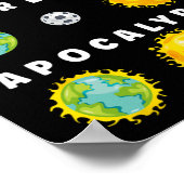 Poster Astronomie de l'Apocalypse d'Éclipse solaire lunai (Coin)