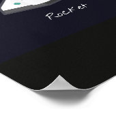 Poster Astronomie du système solaire pour enfants Astrono (Coin)