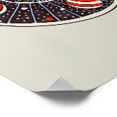 Poster Astronomie Funny Space Spiral Galaxy (Coin)