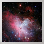 Poster Astronomie spatiale Eagle Nebula (Devant)