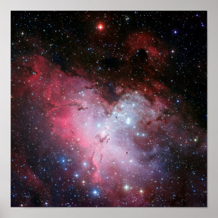 Poster Astronomie spatiale Eagle Nebula
