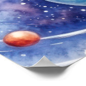 Poster Astronomie univers nébuleuse. PETIT (Coin)