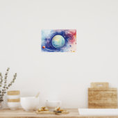 Poster Astronomie univers nébuleuse. PETIT (Cuisine)