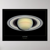 Poster astronomique Saturn Space Science (Devant)
