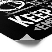 Poster Astucieux Agent Correction Mince Silver Line (Coin)