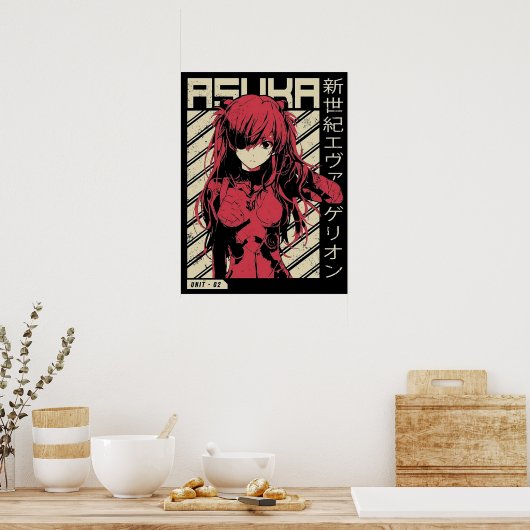 POSTER ASUKA EVANGELION (Cuisine)