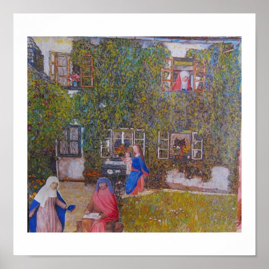 Poster At Home with the Folks at Klimt's House (Devant)