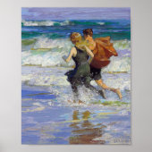 Poster At the Beach by Edward Henry Potthast  (Devant)