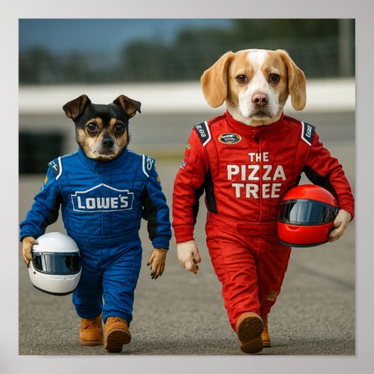 Poster "At The Track" (Devant)