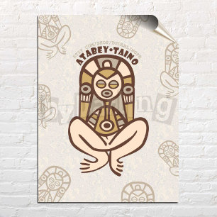 Poster Atabey Taino Porto Rico Wall Art Télécharger l'aff