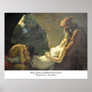 Poster Atala au Tombeau—La tombe d'Atala