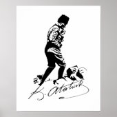 Poster Ataturk (Devant)