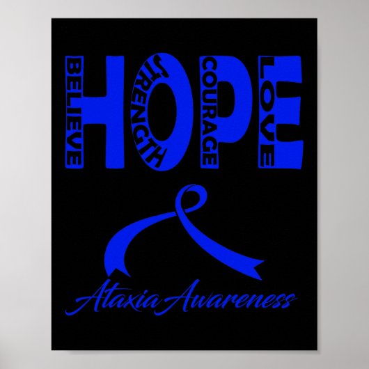 Poster Ataxia Awareness 2 (Devant)