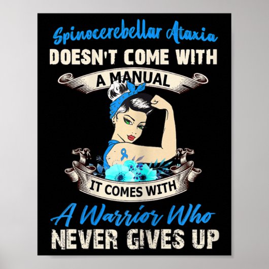 Poster Ataxia ne vient pas avec un manuel (Devant)