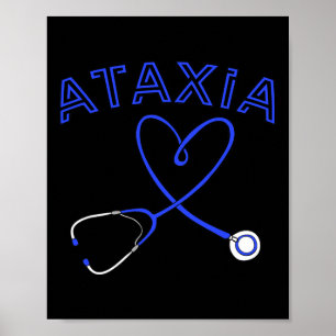 Poster Ataxie Stethoscope Infirmière Neurologique Hemiata