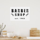 Poster Atelier de barbier (Cuisine)