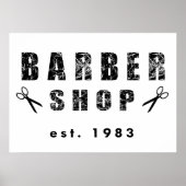 Poster Atelier de barbier (Devant)