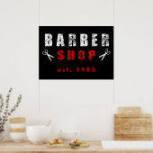 Poster Atelier de barbier (Cuisine)