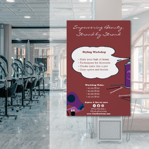 Poster Atelier de Beauté Épanouissant Personnalisable