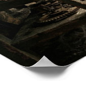 Poster Atelier de Mécanique Abandonné (Coin)