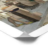 Poster Atelier de menuiserie à Kupang, Timor, plaque 6 de (Coin)