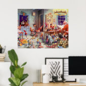 Poster Atelier de Santas (Bureau à domicile)