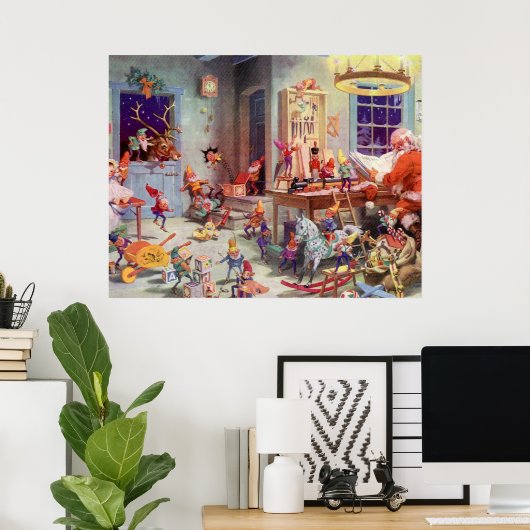 Poster Atelier de Santas (Bureau à domicile)