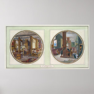 Poster Atelier des Gobelins, 1840