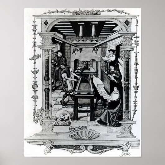 Poster Atelier d'impression (Devant)