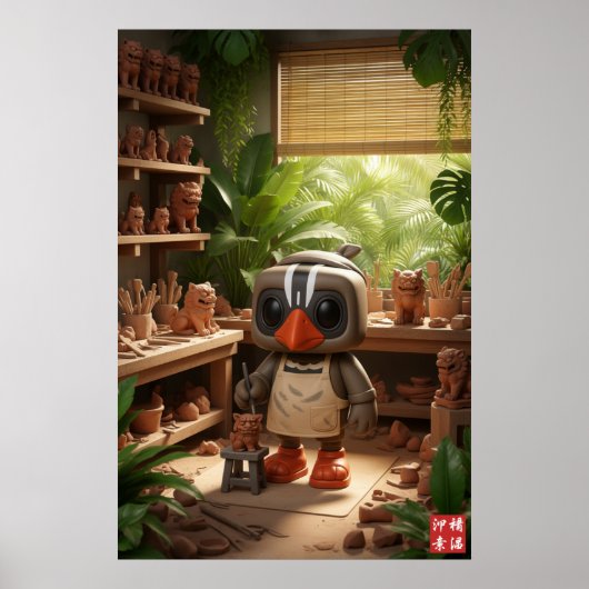 Poster Atelier Kagu (Devant)