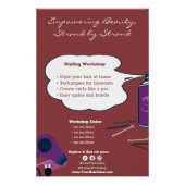 Poster Atelier sur l'autonomisation de la beauté (Devant)