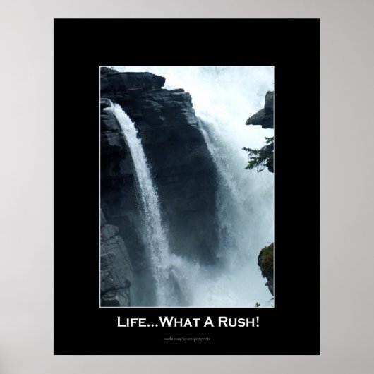 Poster Athabasca Falls Jasper Nat. Motivation du parc (Devant)