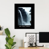 Poster Athabasca Falls Jasper Nat. Motivation du parc (Bureau à domicile)