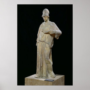 Poster Athéna avec un cist, copie romaine d'un 4ème