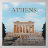 Poster Athènes Grèce (Devant)