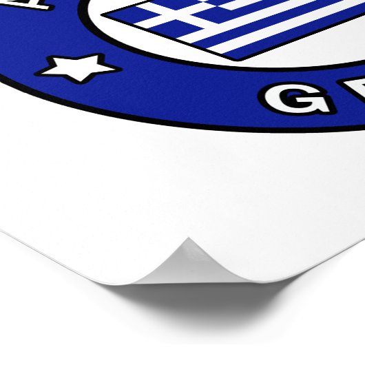 Poster Athènes Grèce (Coin)