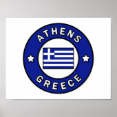 Poster Athènes Grèce (Devant)